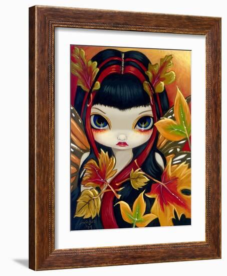 Little Autumn Leaves-Jasmine Becket-Griffith-Framed Art Print