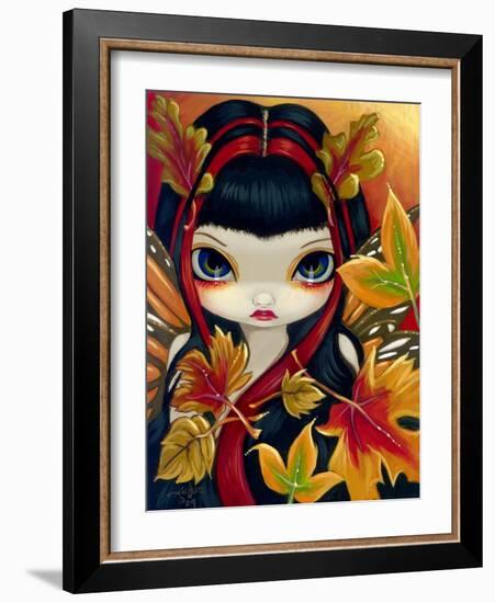 Little Autumn Leaves-Jasmine Becket-Griffith-Framed Art Print