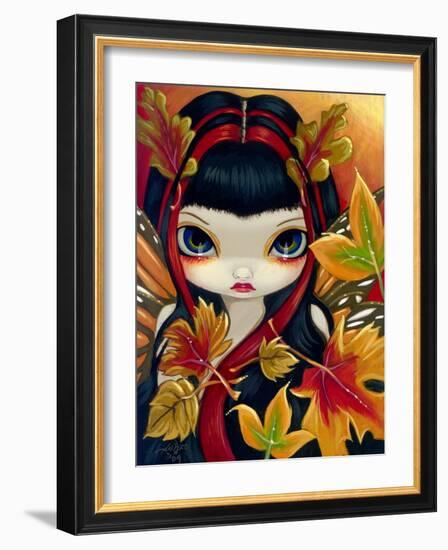 Little Autumn Leaves-Jasmine Becket-Griffith-Framed Art Print