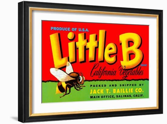 Little B Brand California Vegetables-null-Framed Giclee Print