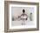 Little Ballerina in Pink with Dolls-Nora Hernandez-Framed Giclee Print