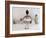 Little Ballerina in Pink with Dolls-Nora Hernandez-Framed Giclee Print