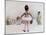 Little Ballerina in Pink with Dolls-Nora Hernandez-Mounted Giclee Print