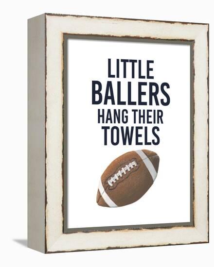 Little Ballers III-Studio W-Framed Stretched Canvas