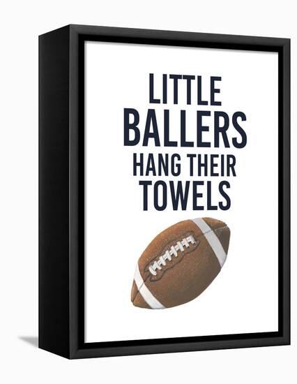 Little Ballers III-Studio W-Framed Stretched Canvas