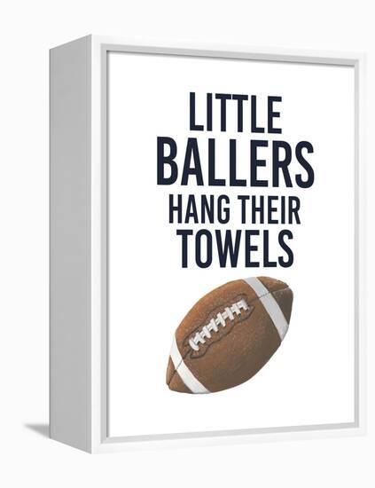 Little Ballers III-Studio W-Framed Stretched Canvas