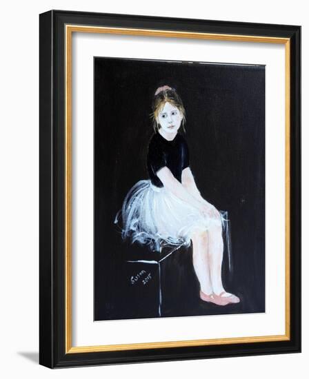 Little Ballet Dancer 2015-Susan Adams-Framed Giclee Print