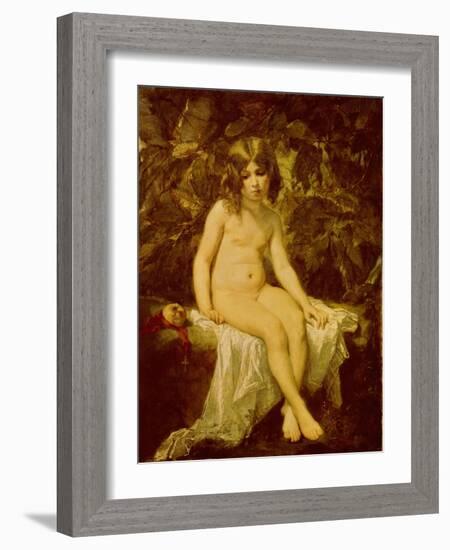 Little Bather, 1849-Thomas Couture-Framed Giclee Print