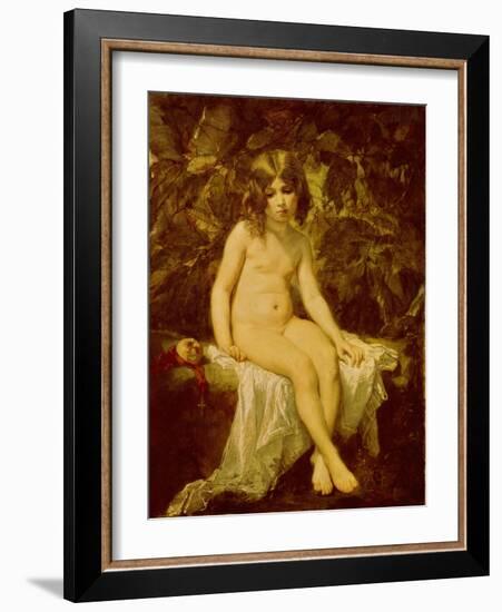 Little Bather, 1849-Thomas Couture-Framed Giclee Print