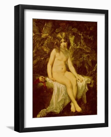 Little Bather, 1849-Thomas Couture-Framed Giclee Print