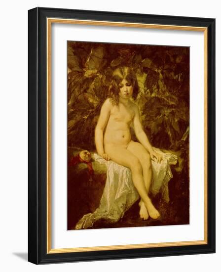 Little Bather, 1849-Thomas Couture-Framed Giclee Print