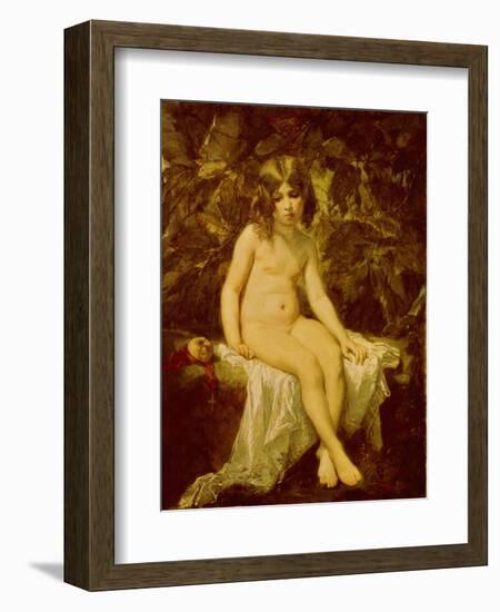 Little Bather, 1849-Thomas Couture-Framed Giclee Print