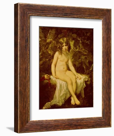 Little Bather, 1849-Thomas Couture-Framed Giclee Print