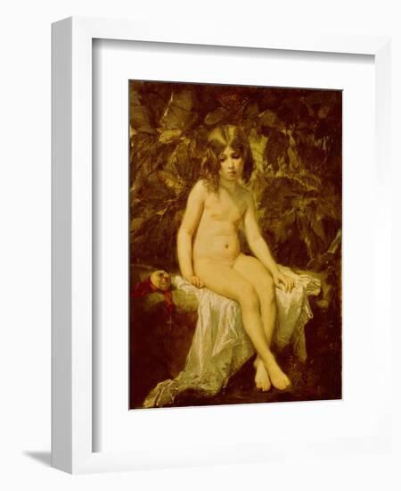 Little Bather, 1849-Thomas Couture-Framed Giclee Print