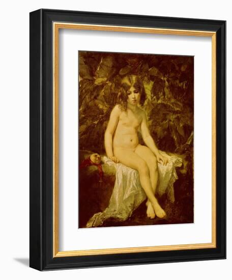 Little Bather, 1849-Thomas Couture-Framed Giclee Print