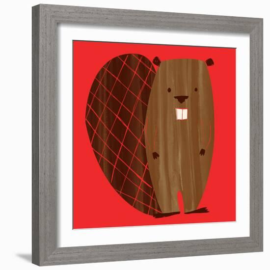 Little Beaver-null-Framed Giclee Print
