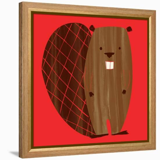 Little Beaver-null-Framed Premier Image Canvas