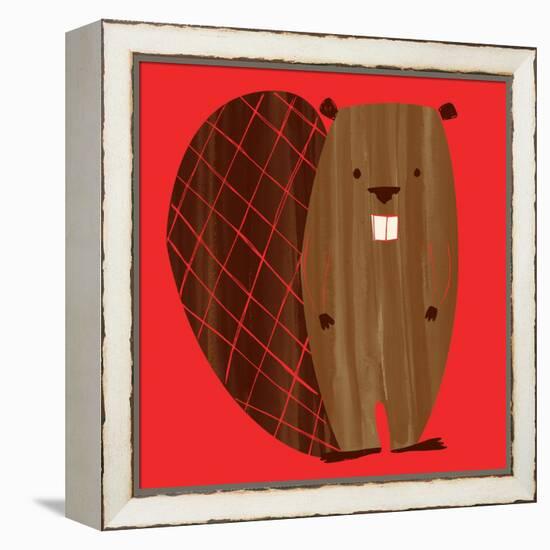 Little Beaver-null-Framed Premier Image Canvas