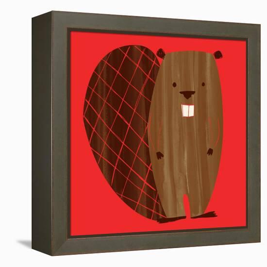 Little Beaver-null-Framed Premier Image Canvas