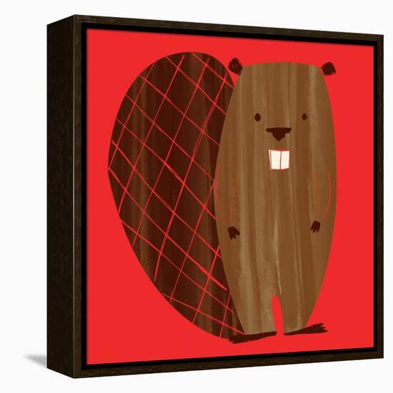 Little Beaver-null-Framed Premier Image Canvas