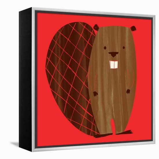 Little Beaver-null-Framed Premier Image Canvas