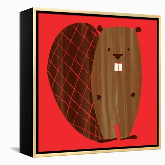 Little Beaver-null-Framed Premier Image Canvas