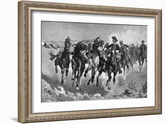 Little Big Horn-Frederic Sackrider Remington-Framed Art Print