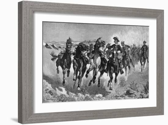 Little Big Horn-Frederic Sackrider Remington-Framed Art Print