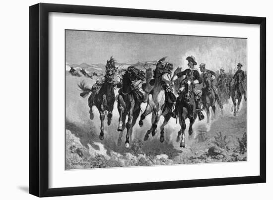 Little Big Horn-Frederic Sackrider Remington-Framed Art Print