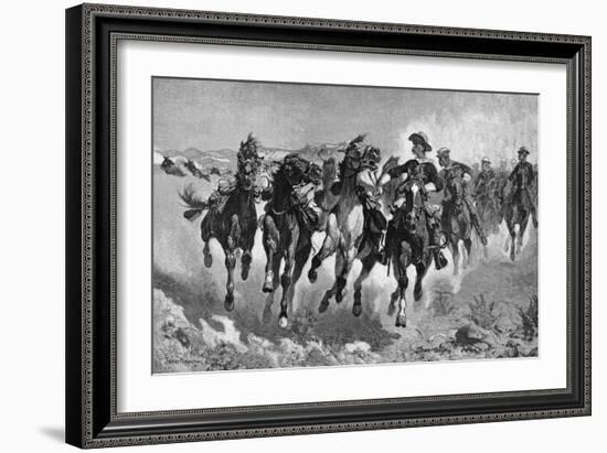 Little Big Horn-Frederic Sackrider Remington-Framed Art Print