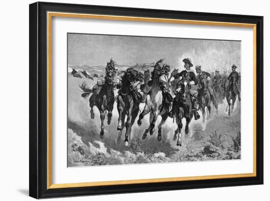 Little Big Horn-Frederic Sackrider Remington-Framed Art Print