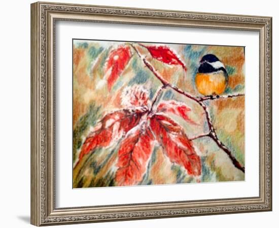 Little Bird In The Winter-Mary Smith-Framed Giclee Print