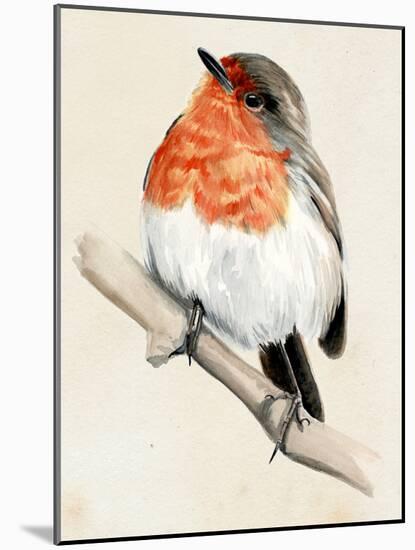 Little Bird on Branch IV-Jennifer Paxton Parker-Mounted Art Print