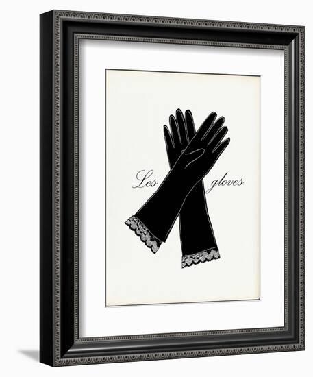 Little Black Gloves-Studio 5-Framed Art Print