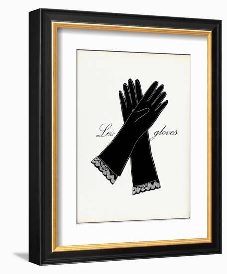 Little Black Gloves-Studio 5-Framed Art Print