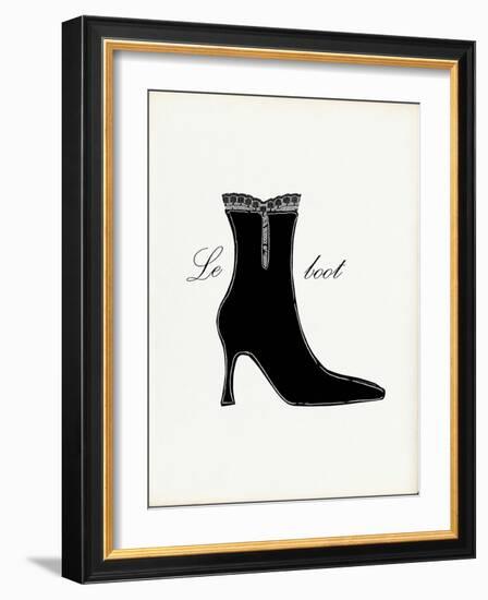 Little Black Short Boot-Studio 5-Framed Art Print