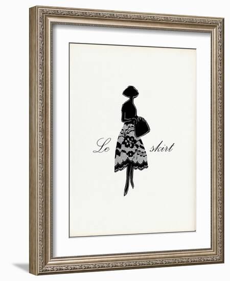 Little Black Skirt-Studio 5-Framed Art Print