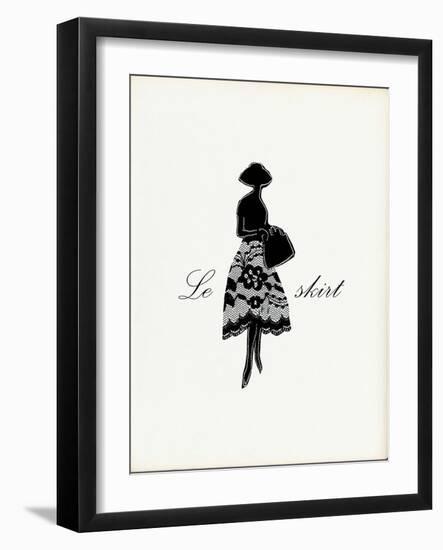 Little Black Skirt-Studio 5-Framed Art Print