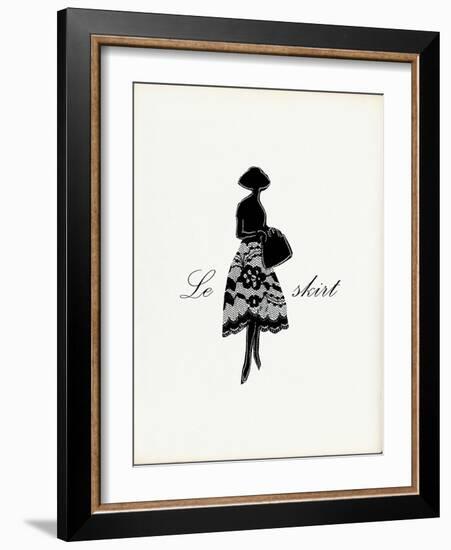 Little Black Skirt-Studio 5-Framed Art Print