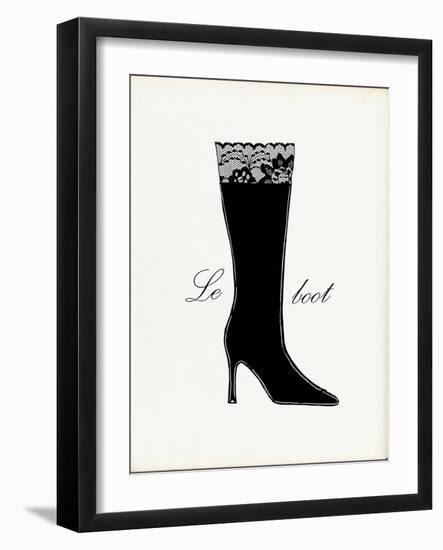 Little Black Tall Boot-Studio 5-Framed Art Print