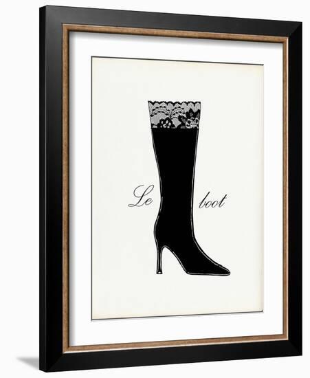 Little Black Tall Boot-Studio 5-Framed Art Print