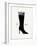 Little Black Tall Boot-Studio 5-Framed Art Print