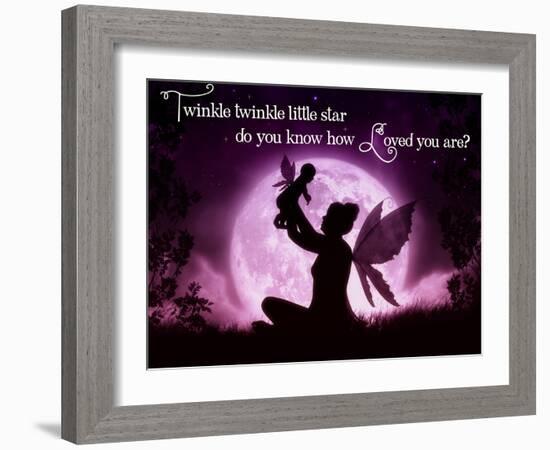 Little Blessing Twinkle Little Star-Julie Fain-Framed Art Print