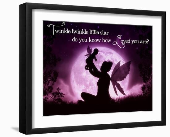 Little Blessing Twinkle Little Star-Julie Fain-Framed Art Print