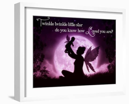 Little Blessing Twinkle Little Star-Julie Fain-Framed Art Print