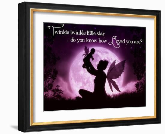 Little Blessing Twinkle Little Star-Julie Fain-Framed Art Print