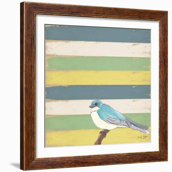 Little Blue Bird-Tammy Kushnir-Framed Giclee Print