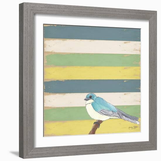 Little Blue Bird-Tammy Kushnir-Framed Giclee Print