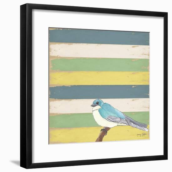 Little Blue Bird-Tammy Kushnir-Framed Giclee Print