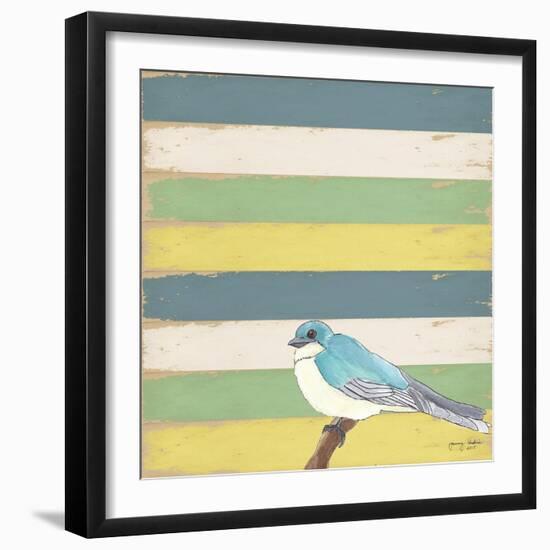 Little Blue Bird-Tammy Kushnir-Framed Giclee Print